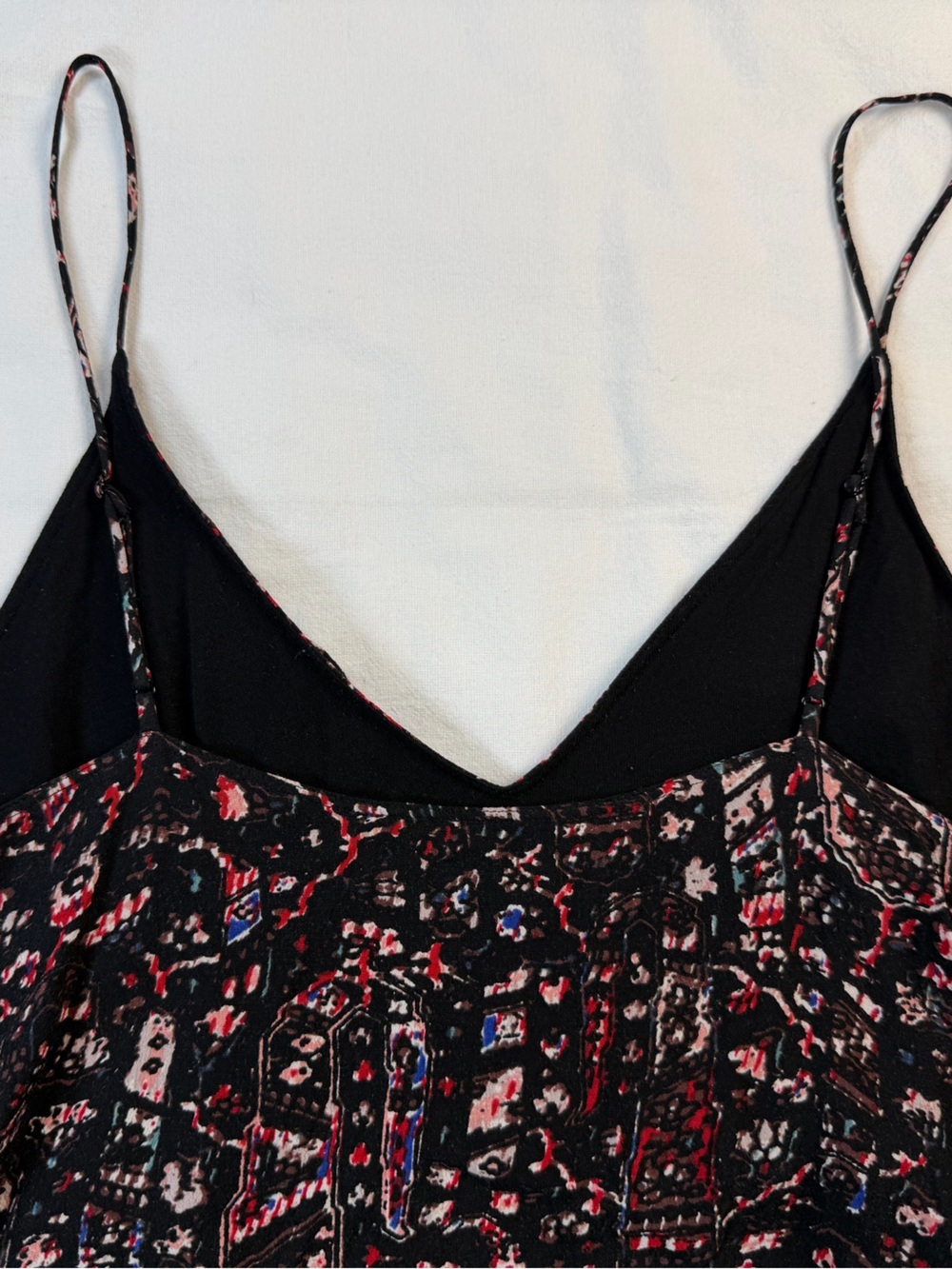 Aritzia Wilfred Free Boho Floral Spaghetti Strap Mini Dress Size Small - Picture 11 of 11